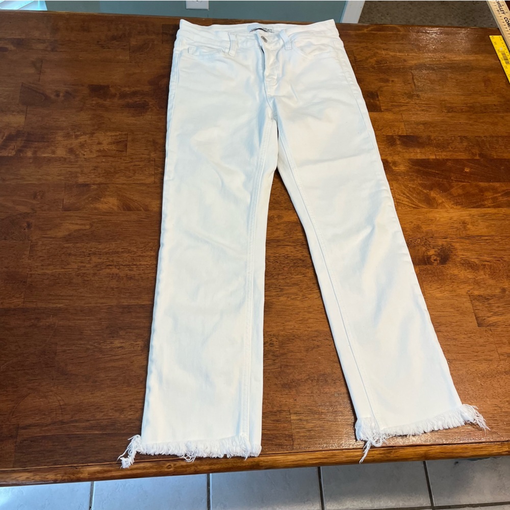Vervet White Cropped Jeans size 27